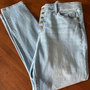 Light Blue High-Waisted Women's Jeans